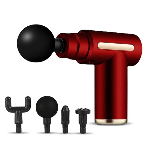 Image of GSEL Massage Gun | Muscle Relaxation Massager for Pain Relief, Athletes & Fitness Recovery | Deep Tissue Body Massage Machine (Red)