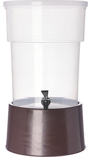 Cfs 222901 Beverage Server 5-Gallon, Polypropylene, Brown #TOP1