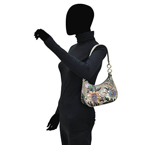 Image of Anuschka Women's Original Hand-Painted Genuine Leather Small Convertible Hobo