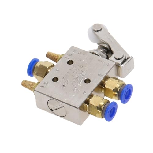 Válvula TAC2-41P neumática de rodillo con 2 posiciones y rosca de 1/8 para control de cilindros 5