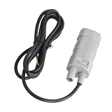 Bomba sumergible de 12V con bomba de agua, bomba eléctrica de alto flujo 600L/H con altura de elevación de 5 m para caravana, caravana, acuario, jardín, riego, jardín de rocas, sistema de ducha