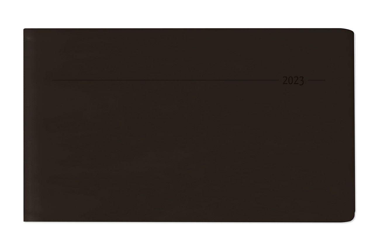 Timer TO GO Tucson schwarz 2023 - Büro-Kalender 15x9 cm - 1 Woche 2 Seiten - Quer-Timer - Alpha Edition, White