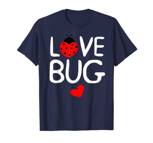 Día de San Valentín Love Bug T-shirt Regalos de San Valentín Camiseta