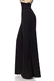 herzförmige Bundabschluss Belsira Marlenehose - schwarz, Größe:XS