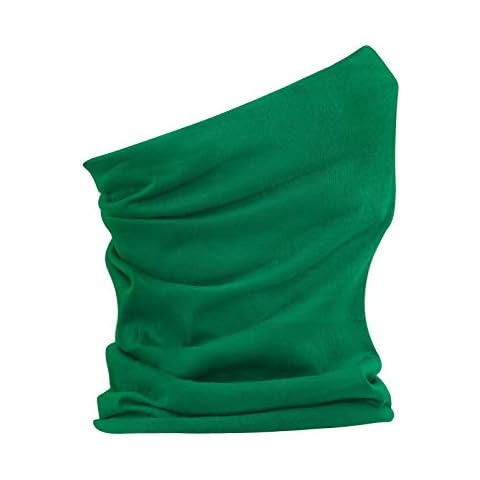 Rocking Party Adults Balaclava Snood Neck Tube Plain Paisley Scarf Travel Cover (Green) Cover