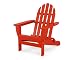 POLYWOOD AD5030SR Classic Folding Adirondack, Sunset Red