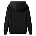 Maiyifu-GJ Men's Slim Fit Full Zip Hoodies Lightweight Athletic Casual Hooded Sweatshirt Long Sleeve Active Hoodie Jackets (Black,5X-Large)