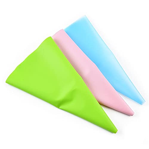 4pcs / pack banketbakkerijtas siliconen icing piping crème gebakzak spuitmond DIY Cake Decoreren Bakken Decoreren… - Image 5