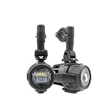 Plug & Play sur les pare-buffles, les grilles de protection ou tout trou pré-percé au sommet des supports pour maux de tête.