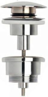 Válvula Clic-Clac Universal para Lavabo - Acabado Cromo o Blanco - Alta Durabilidad hasta 200.000 Ciclos - Instalación Estándar G1¼" (Cromo)