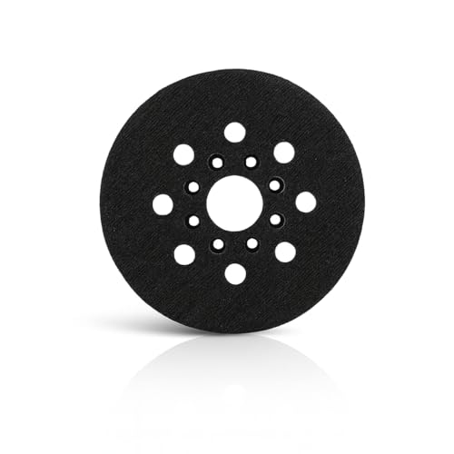 Piatto abrasivo da 125 mm a 8 fori, piattello di supporto per levigatrice orbitale compatibile esclusivamente con GEX 125-1 AE, disco per dischi carta vetrata 125 mm