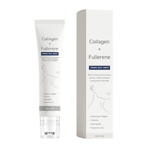 Cremas para el cuello y crema reafirmante de hombros con rodillo aplicador para el pecho