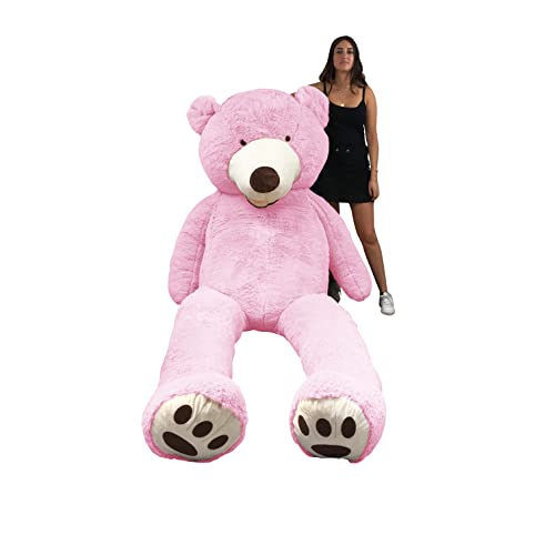 Bananair - Nounours Géant Ourson en Peluche Immense XXL Jouet pour Enfant Cadeau Original Extra Doux Mignon Anniversaire (Rose, 340 cm) – Image 3