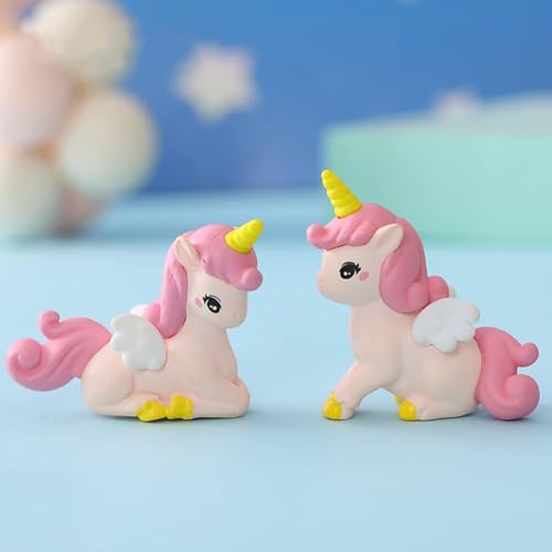 Image of CraftVatika Miniature Unicorn Showpiece Gift for Kids Girls Sister Girlfriend, Home Decor Items, Table Shelf Decoration Items, Valentine Day Birthday, Car Dashboard Gift