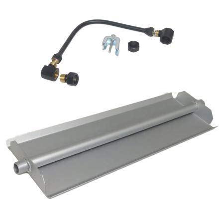 18 in. Powder Coated Linear Burner Pan Kit, Natural Gas