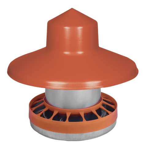 Gaun Silo d'alimentation galvanisé avec capuchon de pluie 10KG