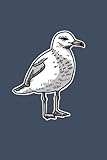  Seagull: Dot Grid Journal Notebook (6x9 inches) with 120 Pages