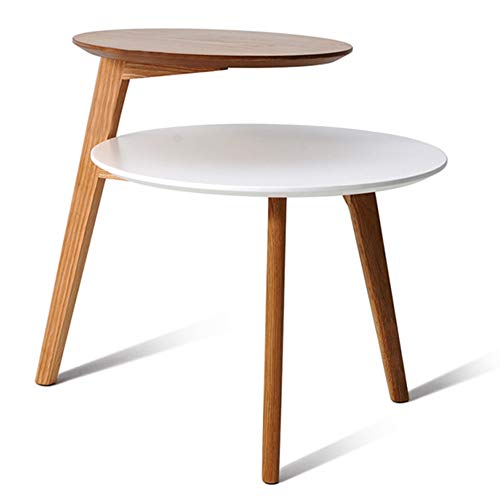 Mesa de centro redonda para apartamentos pequenos optimiza tu salon con madera maciza