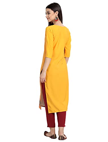 Image of Women's Crepe Straight Kurta