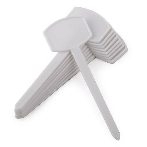 MIVOS Pflanzenschilder 10 Stück - 130mm - Pflanzenstecker zum Beschriften Pflanzen - Beschriftungsschilder - Pflanzschilder - Namensschilder Für Gemüse Kräuter