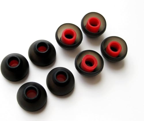 8pcs Large Eartips Compatible with LG Tone Free HBS-FN7 HBS-FN6 HBS-FN4 True Wireless Earphones - Ergonomic Replacement Set Earbuds