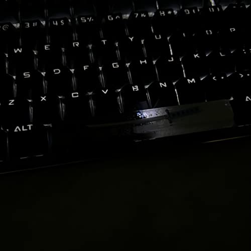 Image of Black White Knife Keycap Custom Space Bar Keycap for MX Mechanical Keyboard Unique Gifts for Friends