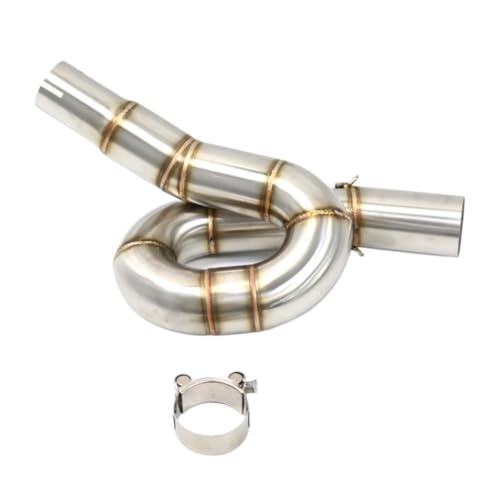 Tubo de conexión central de escape 51mm para reparar fugas en Benelli BN302 y TNT300