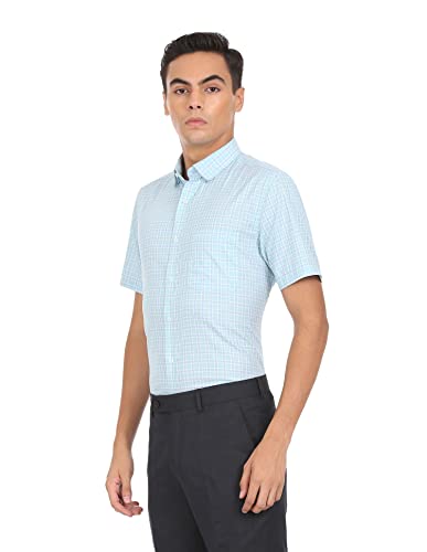 Image of Arrow Classic Fit Checkered Formal Shirt