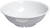 CFS 4373802 Melamine Footed Serving Bowl, 36 oz Capacity, 2-7/8' Height x 2-7/8' Depth, White (Case...