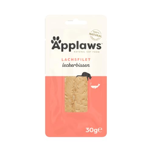 Applaws Natürlicher Katzensnack Lende, Lachsfilet - 12 x 30g