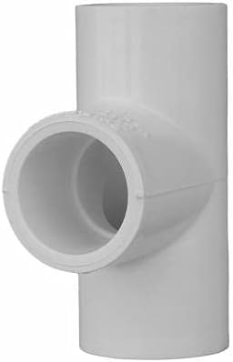 Charlotte Pipe PVC 02400 0800HA Schedule 40 PVC Pressure Pipe Fitting, Tee, White, 3/4-In. - Quantity 50