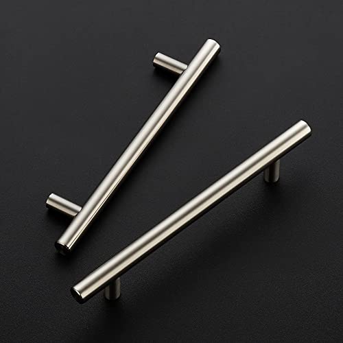 Image of Ravinte 60 Pack | 7.38'' Cabinet Pulls Brushed Nickel Stainless Steel Kitchen Drawer Pulls Cupboard Pulls Cabinet Handles 7-3 /8 inchLength with 5 inch Hole Center