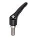 Kipp 06461-1A21X10 Zinc Adjustable Handle with 1/4-20