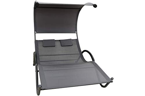Doppelliege Westerholt 2346 Relax mit Sonnendach für den Garten