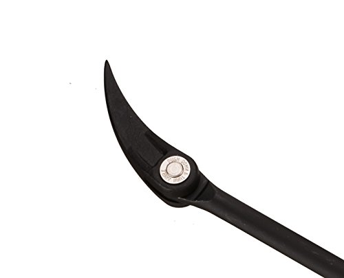 Ares 70186-12-Inch Indexable Pry Bar - 11-Position Adjustable Angle Pry Bar - High Strength Chrome Vanadium Steel #TOP3