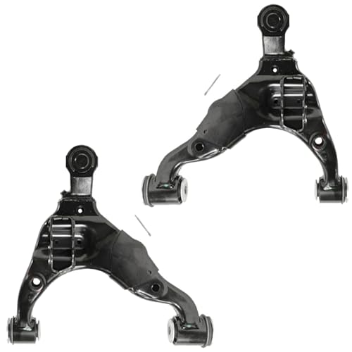 Image of Detroit Axle - 8pc Front End Suspension Kit for Toyota 2016-2023 Tacoma, 2 Lower Control Arms with Ball Joints 4 Inner Outer Tie Rod Ends 2 Upper Ball Joints Replacement