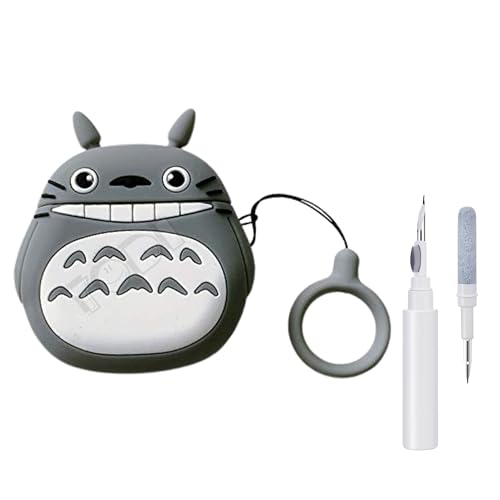 Image of YODI Case Cover for Airpods Pro|Pro 2|Airpods Pro 3|Airpods 4 Pouch, Silicone Cases with Cleaner Kit 360 Drop Protection,Shock-Resistant ((Totoro), Airpods 4)