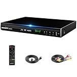 Lettore Blu-Ray per TV, WISCENT Lettore DVD con Coassiale/HDMI/AV, ingresso USB, tutti i DVD e la regione B/2 Blue Ray Discs, Lettore Bluray Compatto Full HD 1080p (WTB-978B)