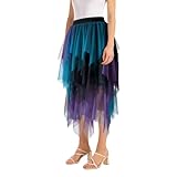 faldas de tul largas baratas 【Ligera, suave y llamativa con cada movimiento】 Esta falda está confeccionada con tul fino de varias capas: ligera, transpirable y mantiene su forma. La tela fluye con elegancia con cada movimiento, añadiendo un toque especial a cualquier atuendo.