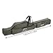 KUYYFDS Outdoor Fishing Bag 51.18 Inch Portable Fishing Rod Carrier 2 Layer Fishing Pole Tools Storage Bag Gear Tackle Carrier Summer Sports Accessories