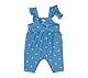 Petit Bateau Baby Mädchen A0CL9 Lange Overalls, Blau/Weiß, 6 Monate