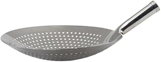 Winco SC-12 Round Stainless Steel Skimmer, 12-Inch
