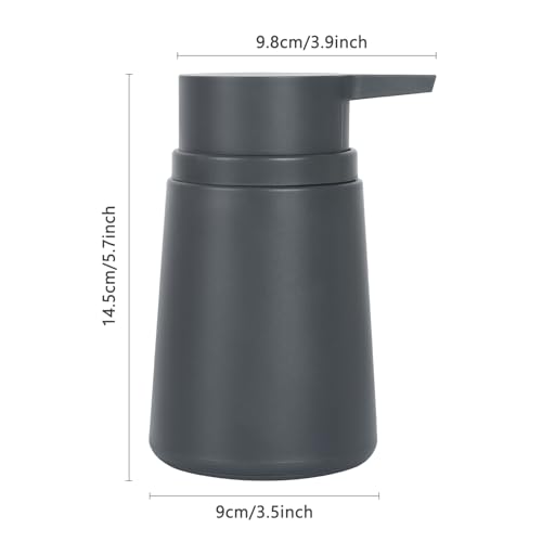 Topsky Soap Dispenser with Plastic Pump, 320ml Liquid Hand Soap Dispenser, Rustproof Pump for Kitchen & Bathroom - Image 2