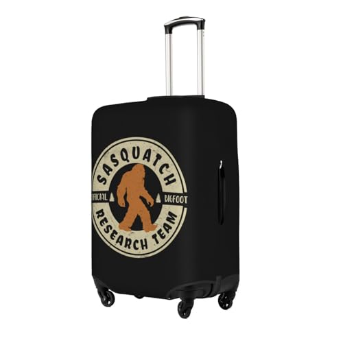 Travel Luggage Cover Bigfoot Research Team Vintage Sasquatch Fashion Washable Baggage Suitcase Protector Fit For Luggage X-Large2