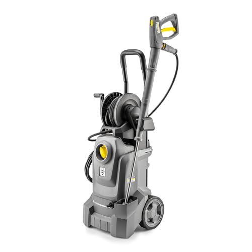Kärcher limpiadora de Alta presión de Agua fría HD 5/11 EX Plus Classic, presión de Trabajo: 110 Bar, caudal: 500 l/h, Peso: 21 kg, Manguera: 8 m, Boquilla Turbo, enrollador de mangueras
