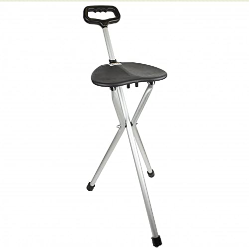 Prim - Bastón Plegable, Negro, 86.5 cm