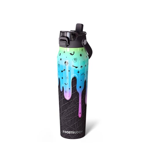 Frost Buddy 32oz Insulated Water Bottle - Straw & Chug Lid - Leak-Proof