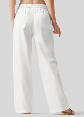Image of Willit Women Linen Pants Wide Leg Palazzo Trousers 29 inch /31 inch / 33 inch