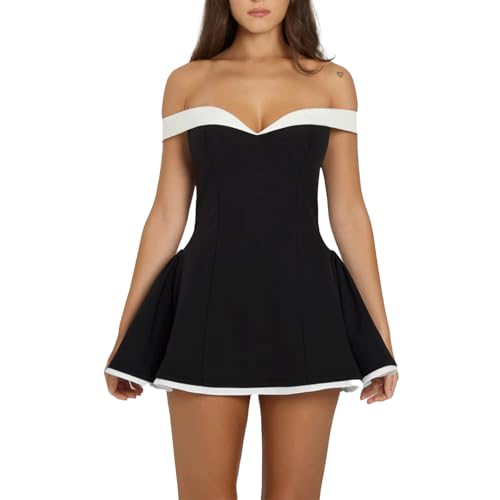 Women's Ruffle Hem Mini Dress Ruched Waist Summer Sleeveless Sexy Corset Short Party Bodycon Y2K Dresses