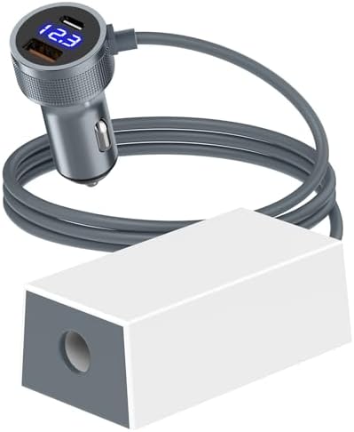 Starlink Mini Car Adapter for DC Power Cable Accessories with 3 in 1 Cigarette Lighter Adapter,Starlink Mini Step Up Booster[12-36V Input,36V/1.67A Output] Compatible with Car, RV,Truck,Boat